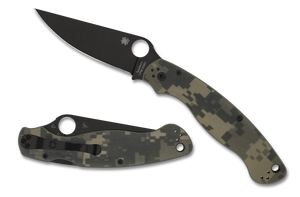 Spyderco Knives™ Military 2 Lockback C36GPCMOBK2 Camo G-10 CPM S30V Stainless Steel Pocket Knife