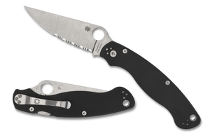 Spyderco Knives™ Military 2 Lockback C36GPS2 Black G-10 CPM S30V Stainless Steel Pocket Knife