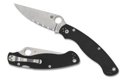 Spyderco Knives™ Military 2 Lockback C36GPS2 Black G-10 CPM S30V Stainless Steel Pocket Knife
