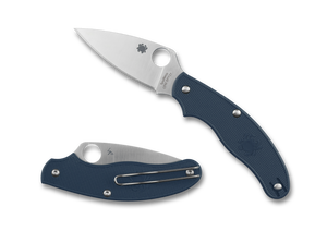 Spyderco Knives™ UK PenKnife C94PCBL Cobalt Blue FRN CPM SPY27 Stainless Steel Pocket Knife