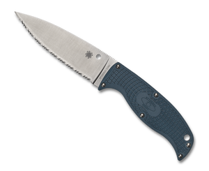 Spyderco Knives™ Enuff 2 Fixed Blade FB31SBL2K390 Blue FRN K390 Semi-Stainless Steel Knife