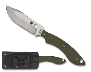 Spyderco Knives™ Stok Bowie FB49GPOD OD Green G10 8Cr13MoV Stainless Steel Knife