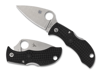 Spyderco Knives™ Manbug Lockback MBKLFP Black FRN VG-10 Stainless Steel Pocket Knife