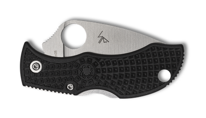 Spyderco Knives™ Manbug Lockback MBKLFP Black FRN VG-10 Stainless Steel Pocket Knife