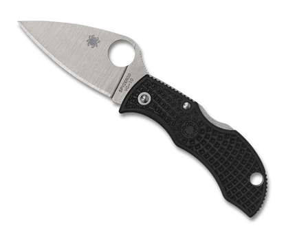 Spyderco Knives™ Manbug Lockback MBKLFP Black FRN VG-10 Stainless Steel Pocket Knife