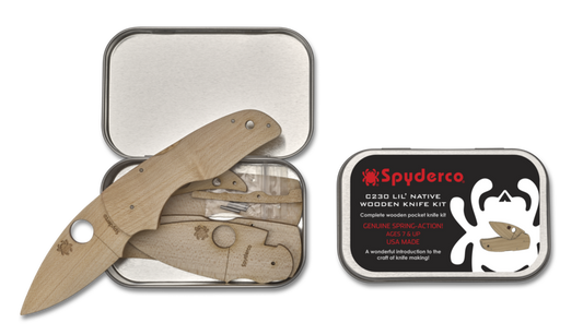 Spyderco Knives™ WDKIT2 Knife Wood Knife Making Kit