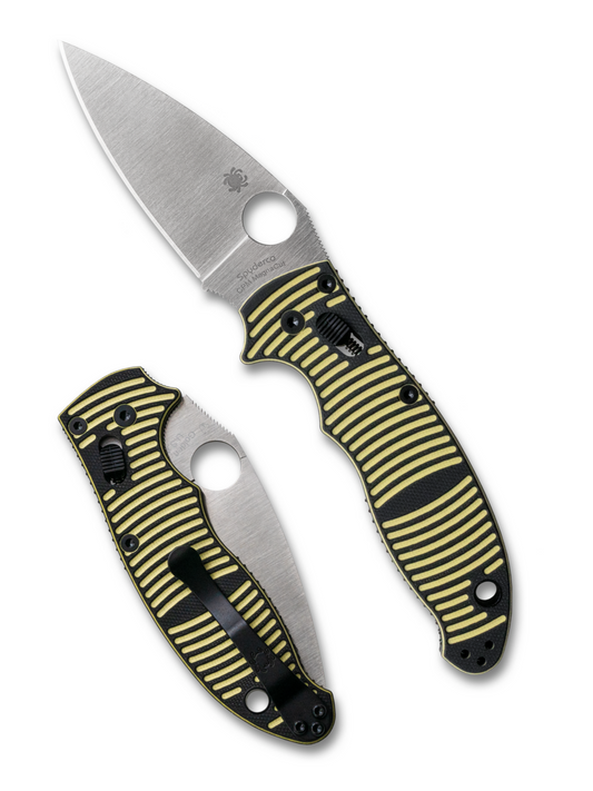 Spyderco Knives™ Manix 2 Ball Bearing Lock C101GBKYLMCP2 Black & Yellow G-10 CPM MagnaCut Stainless Steel Pocket Knife