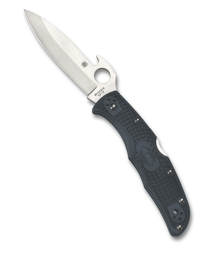 Spyderco Knives™ Endura 4 Lockback C10PGYW Grey Fiberglass Reinforced Nylon VG-10 Stainless Steel Pocket Knife