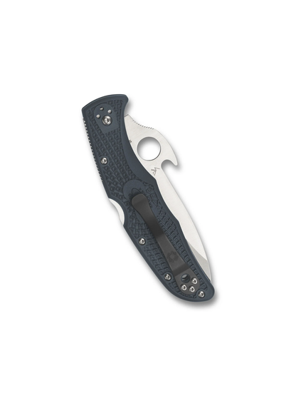 Spyderco Knives™ Endura 4 Lockback C10PGYW Grey Fiberglass Reinforced Nylon VG-10 Stainless Steel Pocket Knife