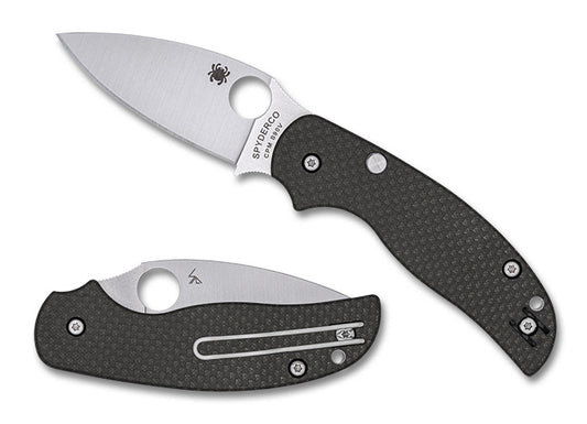 Spyderco Knives™ Sage 6 Compression Lock C123CFBCLS90VP Carbon Fiber & G-10 Laminate CPM S90V Stainless Steel Pocket Knife