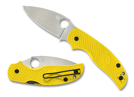 Spyderco Knives™ Sage 5 Compression Lock C123PYL Yellow FRN CPM MagnaCut Stainless Steel Pocket Knife