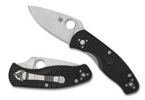 Spyderco Knives™ Persistence Liner Lock C136PBK Black FRN 8Cr13MoV Semi-Stainless Steel Pocket Knife