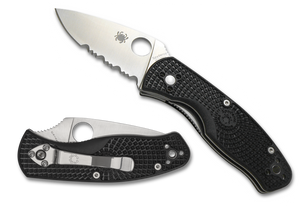 Spyderco Knives™ Persistence Liner Lock C136PSBK Black FRN 8Cr13MoV Semi-Stainless Steel Pocket Knife