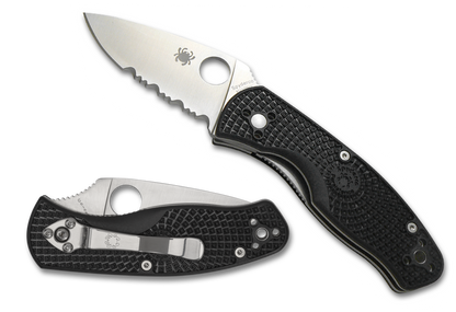 Spyderco Knives™ Persistence Liner Lock C136PSBK Black FRN 8Cr13MoV Semi-Stainless Steel Pocket Knife