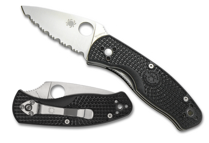 Spyderco Knives™ Persistence Liner Lock C136SBK Black FRN 8Cr13MoV Semi-Stainless Steel Pocket Knife
