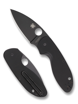Spyderco Knives™ Efficient Liner Lock C216GPBBK Black G-10 8Cr13MoV Stainless Steel Pocket Knife