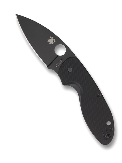 Spyderco Knives™ Efficient Liner Lock C216GPBBK Black G-10 8Cr13MoV Stainless Steel Pocket Knife