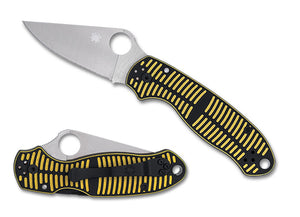 Spyderco Knives™ Para 3 Liner Lock C223GBKYLMCP Yellow & Black G-10 CPM MagnaCut Stainless Steel Pocket Knife