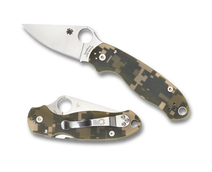 Spyderco Knives™ Para 3 Compression Lock C223GPCMO Digital Camo G-10 CPM S45VN Stainless Steel Pocket Knife