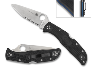 Spyderco Knives™ Endela Lockback C243FPSBKBL Black FRN VG-10 Stainless Steel Pocket Knife