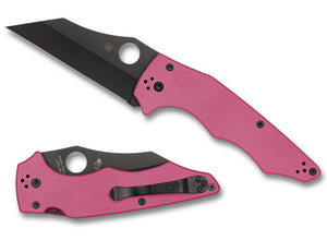 Spyderco Knives™ Yojumbo Compression Lock C253GPNBKP Pink G-10 CPM S30V Stainless Steel Pocket Knife
