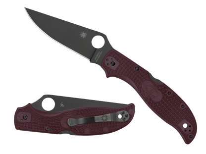 Spyderco Knives™ Stretch 2 XL Back Lock C258BGBKP Burgundy FRN Micro-Melt PD#1 Pocket Knife
