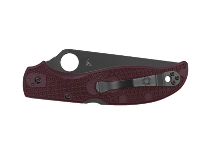 Spyderco Knives™ Stretch 2 XL Back Lock C258BGBKP Burgundy FRN Micro-Melt PD#1 Pocket Knife