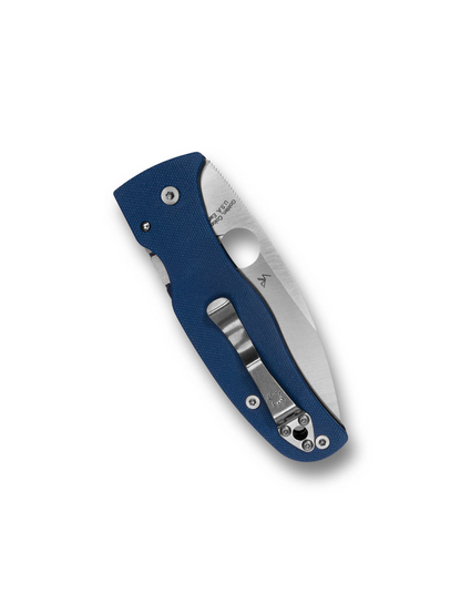 Spyderco Knives™ Bodacious Compression Lock C263GPCBL Cobalt Blue G-10 CPM SPY27 Stainless Steel Pocket Knife