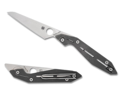 Spyderco Knives™ Nand Slip-joint C270TIP Titanium M398 Stainless Steel Pocket Knife