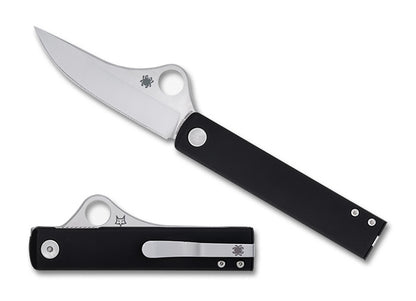 Spyderco Knives™ Essenza Liner Lock C272ALBKP Black Anodized Aluminum N690Co Stainless Steel Pocket Knife
