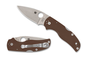 Spyderco Knives™ Native 5 Lockback C41GPBN15V5 Brown G-10 CPM 15V Carbon Steel Pocket Knife