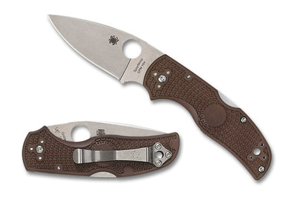 Spyderco Knives™ Native 5 Lockback C41PBN15V5 Brown FRN CPM 15V Carbon Steel Pocket Knife