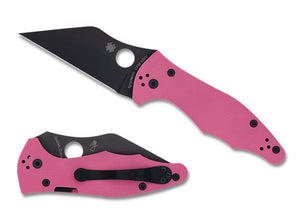 Spyderco Knives™ Yojimbo 2 Compression Lock C85GPNBKP2 Pink G-10 CPM S30V Stainless Steel Pocket Knife