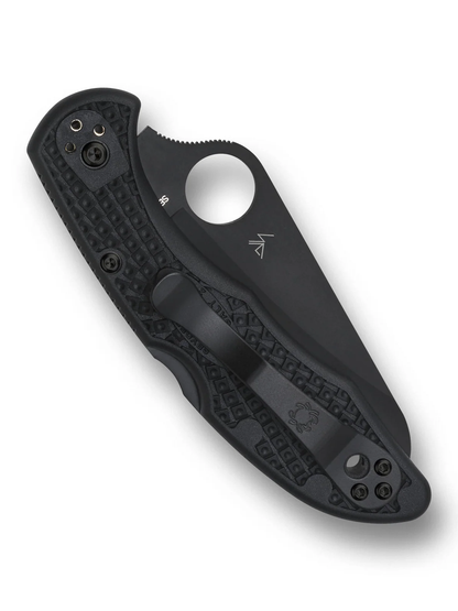 Spyderco Knives™ Salt 2 Lockback C88SBBK2 Black Fiberglass Reinforced Nylon H2 Stainless Steel Pocket Knife