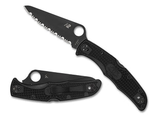 Spyderco Knives™ Pacific Salt 2 Lockback C91SBBK2 Black Fiberglass Reinforced Nylon H-2 Stainless Steel Pocket Knife