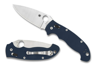 Spyderco Knives™ Manix 2 XL Ball Bearing Lock C95GPCBL2 Cobalt Blue G-10 CPM SPY27 Stainless Steel Pocket Knife