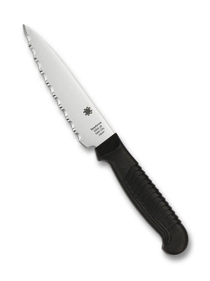 Spyderco Knives™ Utility Knife K05SBK Black Polypropylene MBS-26 Stainless Steel Knife