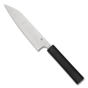 Spyderco Knives™ Funayuki Kitchen Knife K16PBK Black Polypropylene CTS BD1N Stainless Steel Knife