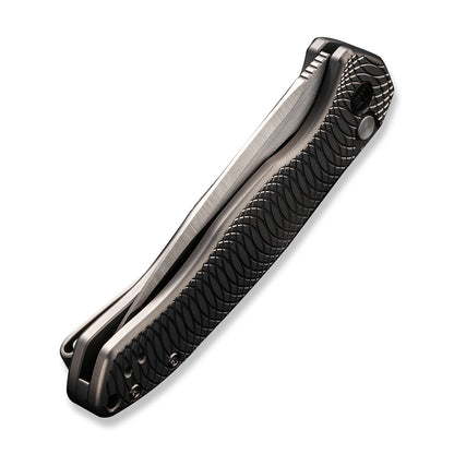 WE Knife Co., Ltd™ Kitefin Button Lock WE19002M-2 Gray 6AL4V Titanium CPM-20CV Stainless Steel Pocket Knife