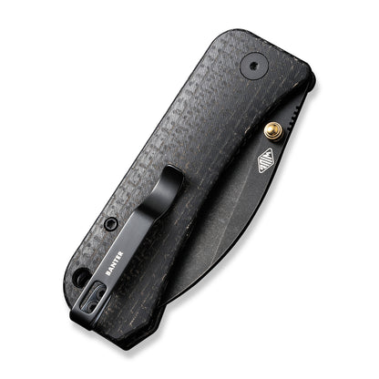 WE Knife Co., Ltd™ Banter Liner Lock WE19068J-1 Black Micarta CPM S35VN Stainless Steel Pocket Knife