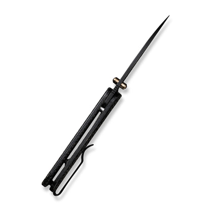 WE Knife Co., Ltd™ Banter Liner Lock WE19068J-1 Black Micarta CPM S35VN Stainless Steel Pocket Knife