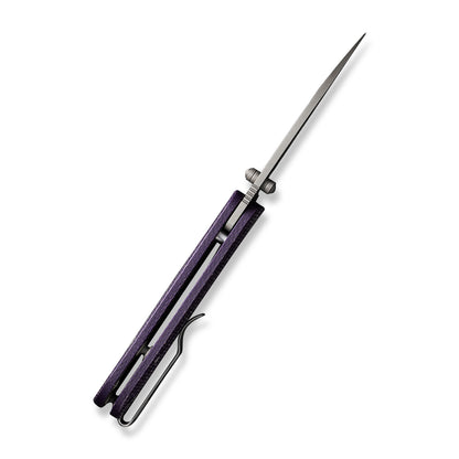 WE Knife Co., Ltd™ Banter Liner Lock WE19068J-2 Purple Micarta CPM S35VN Stainless Steel Pocket Knife