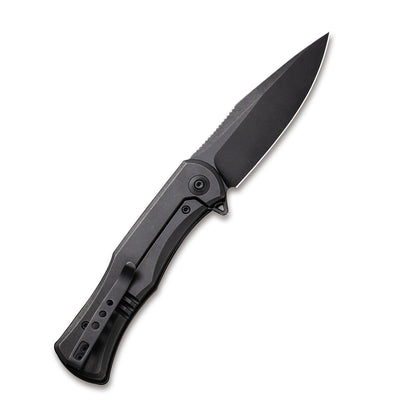 WE Knife Co., Ltd™ Primoris Frame Lock WE20047B-1 Black Marble Carbon Fiber and 6AL4V Titanium CPM 20CV Stainless Steel Pocket Knife