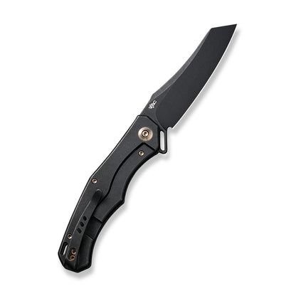 WE Knife Co., Ltd™ Rekker Frame Lock WE22010G-1 Black Titanium CPM 20CV Stainless Steel Pocket Knife