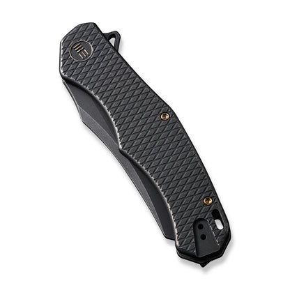 WE Knife Co., Ltd™ Rekker Frame Lock WE22010G-1 Black Titanium CPM 20CV Stainless Steel Pocket Knife