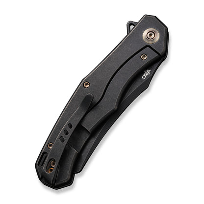 WE Knife Co., Ltd™ Rekker Frame Lock WE22010G-1 Black Titanium CPM 20CV Stainless Steel Pocket Knife