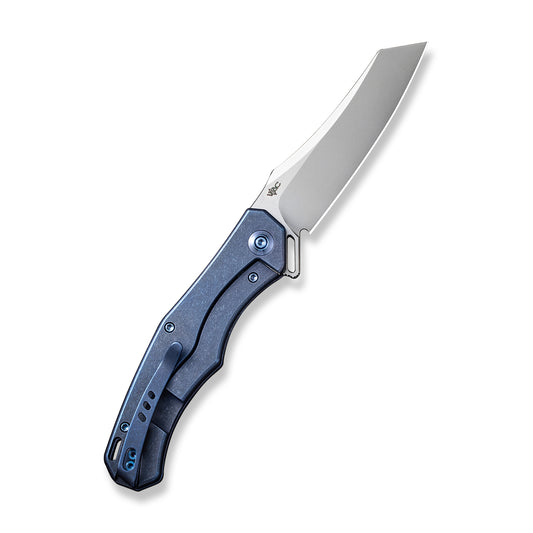 WE Knife Co., Ltd™ Rekker Frame Lock WE22010G-4 Blue 6al4v Titanium CPM 20CV Stainless Steel Pocket Knife