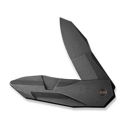 WE Knife Co., Ltd™ Solid Frame Lock WE22028-1 Black 6AL4V Titanium CPM 20CV Stainless Steel Pocket Knife