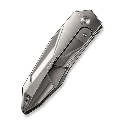 WE Knife Co., Ltd™ Solid Frame Lock WE22028-2 Gray 6AL4V Titanium CPM 20CV Stainless Steel Pocket Knife