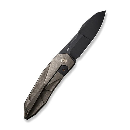 WE Knife Co., Ltd™ Solid Frame Lock WE22028-3 Bronze 6AL4V Titanium CPM 20CV Stainless Steel Pocket Knife